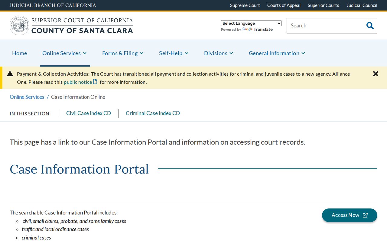 Palo Alto public records court portal coverage and copy rules